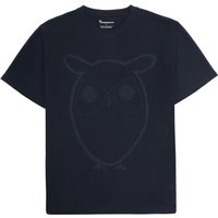 KnowledgeCotton Apparel Herren Big Owl Front Print T-Shirt von KnowledgeCotton Apparel