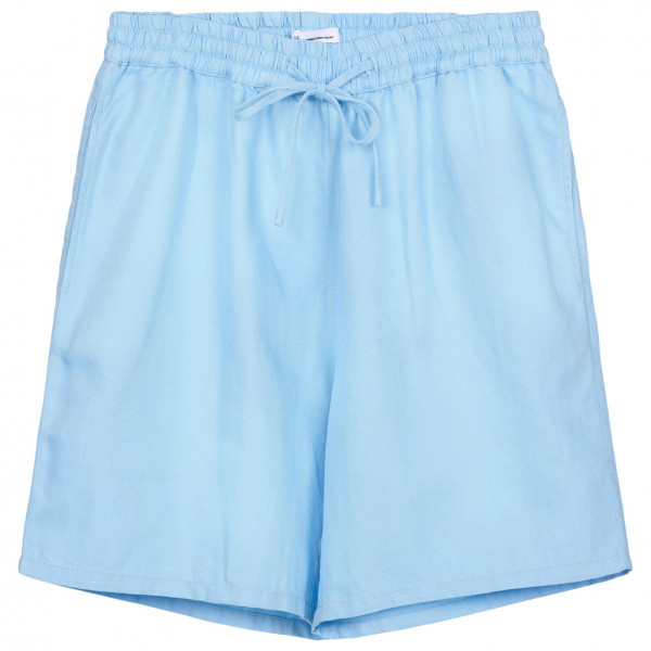 KnowledgeCotton Apparel - Women's Cotton-Linen Blend Shorts - Shorts Gr 34 blau von KnowledgeCotton Apparel