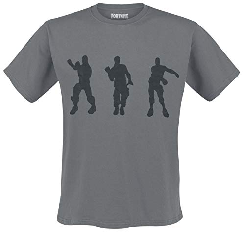 Fortnite Floss Dance T-Shirt, Dunkelgrau M dunkelgrau von Koch Media