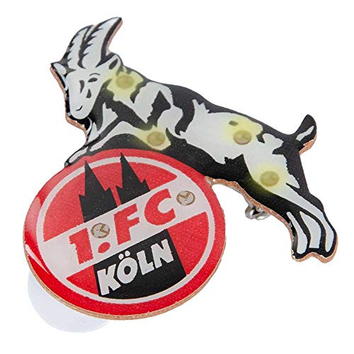 1. FC Köln Anstecker - Logo blinkend - Pin Blinky Button - Plus Lesezeichen I Love Köln von Köln Cologne