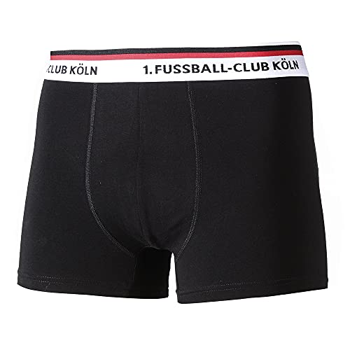 1. FC Köln Boxershorts schwarz/Navy 2er-Set Shorts, Unterhose div. Größen - Plus Lesezeichen I Love Köln Größe S-M von Köln Cologne