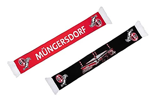 1. FC Köln Strickschal - Müngersdorf - Fanschal Schal Scarf - Plus Lesezeichen I Love Köln von Köln Cologne