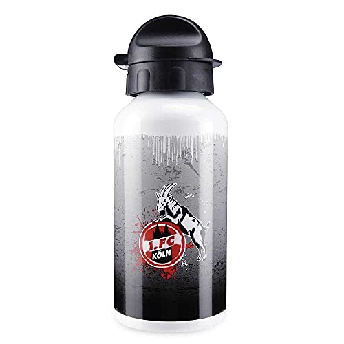 1. FC Köln Trinkflasche Aluminium - Graffiti - Flasche 0,5 l, Bottle - Plus Lesezeichen I Love Köln von Köln Cologne