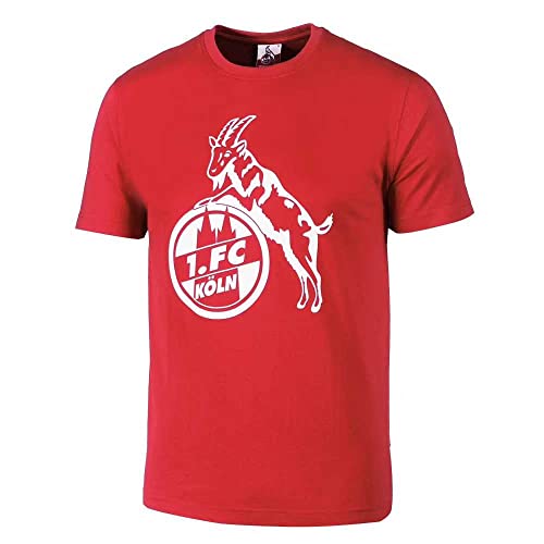 Köln Cologne 1. FC Köln T-Shirt Basic - ROT - Shirt div. Größen - Plus Lesezeichen I Love Köln Größe S von Köln Cologne