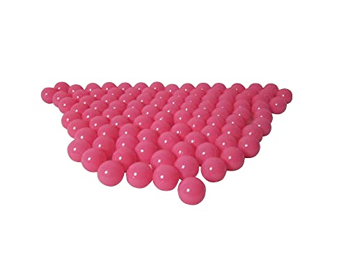 Koenig-Tom 100 Bällebadbälle 6cm Ø, Spielqualität, Tüv Geprüft und Zertifiziert 2019, Pink Nr. 03 von Koenig-Tom