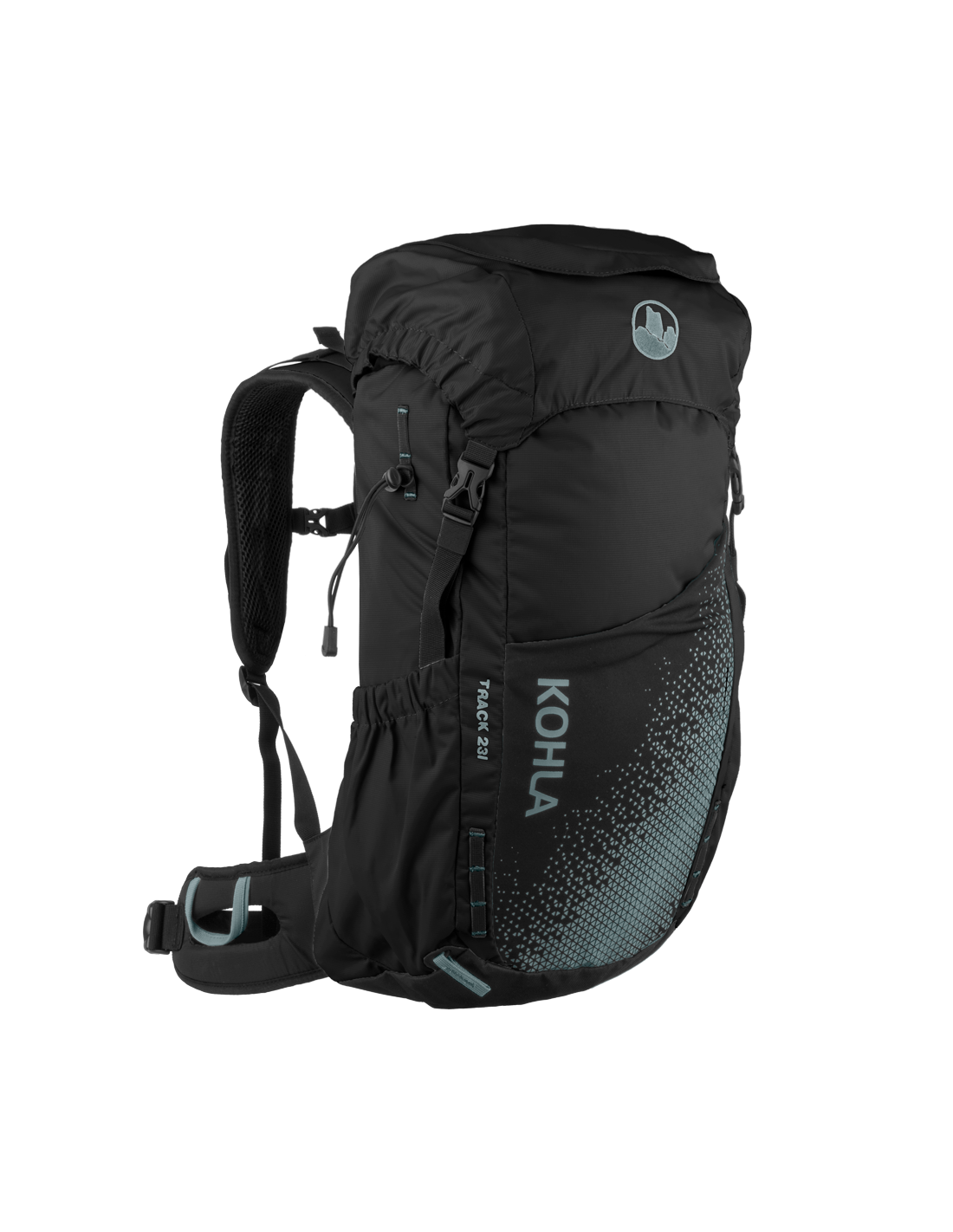 Kohla Rucksack Track 23+, schwarz Rucksackart - Wandern & Trekking, Rucksackvolumen - 21 - 25 Liter, Rucksackfarbe - Schwarz, von Kohla