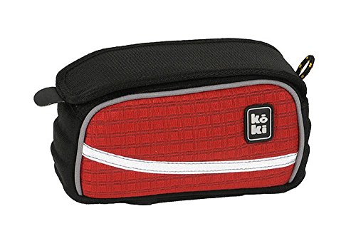 Koki Sattel Trainer Laufradtasche Smartphonebox Ditto, Rot, 15 x 8 x 6 cm, 27494 von Koki