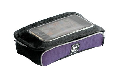 Koki Sattel Trainer Laufradtasche Smartphonetasche Mogi Max, Plum, 18 x 11 x 4 cm, 27427 von Koki