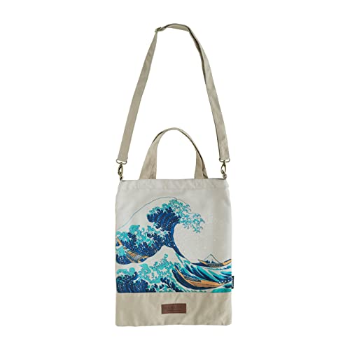 Grupo Erik Tote Bag Hokusai Die große Welle vor Kanagawa Baumwolltasche Bedruckt - Stofftasche Damen und Herren - Jutebeutel 34 x 1 x 42 cm Einkaufstasche von Grupo Erik