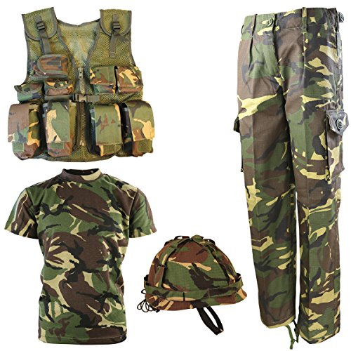 Kombat UK Kinder DPM No1 Armee Combo Set 12-13 Jahre Camouflage von Kombat UK