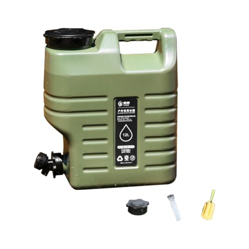 Komdndht 3,2 Gallonen (12 L) mit Wasserhahn-Wasserbehälter - Tragbarer Camping-Wassertank, Wasserkrug von Komdndht