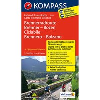 Kompass Verlag Brennerradroute Brenner - Bozen 7051 Fahrrad-Toure von Kompass Verlag