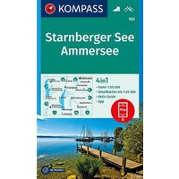 Kompass Verlag WK 180 Starnberger See - Ammersee von Kompass Verlag