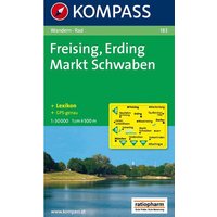 Kompass Verlag WK 183 Freising-Erding-Markt Schwaben von Kompass Verlag