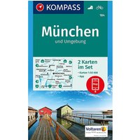 Kompass Verlag WK 184 München Umgebung - Kartenset von Kompass Verlag
