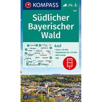Kompass Verlag WK 197 Südlicher Bayerischer Wald von Kompass Verlag