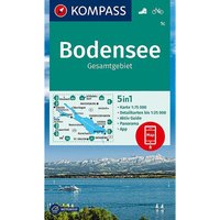 Kompass Verlag WK 1c Bodensee Gesamtgebiet von Kompass Verlag