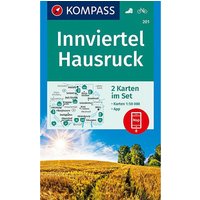 Kompass Verlag WK 201 Innviertel Hausruck - Kartenset von Kompass Verlag