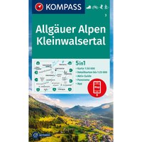 Kompass Verlag WK 3 Allgäuer Alpen - Kleinwalsertal von Kompass Verlag