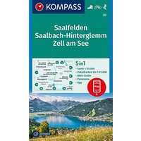 Kompass Verlag WK 30 Saalfelden-Saalbach-Zell am See von Kompass Verlag