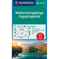 Kompass Verlag WK 5 Wettersteingebirge-Zugspitzgebiet von Kompass Verlag