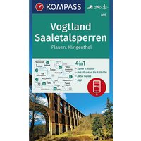 Kompass Verlag WK 805 Vogtland - Saaletalsperren von Kompass Verlag
