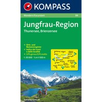 Kompass Verlag WK 84 Jungfrau Region - Thuner-, Brienzersee von Kompass Verlag