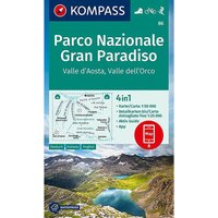 Kompass Verlag WK 86 Parco Nazionale Gran Paradiso von Kompass Verlag