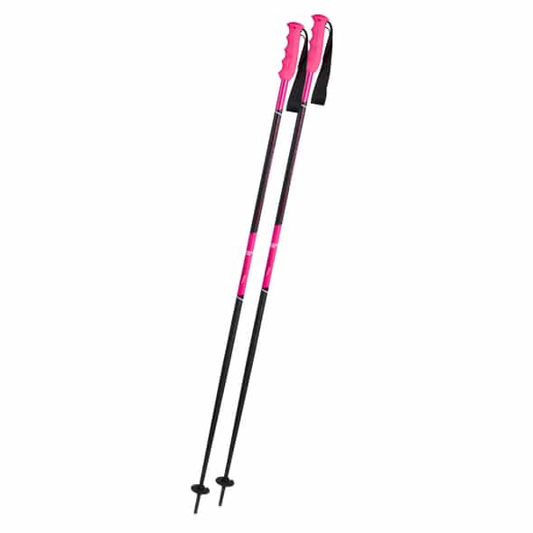 Komperdell Champion Pink - Alice (Schwarz 120 Länge in cm) Skistöcke von Komperdell