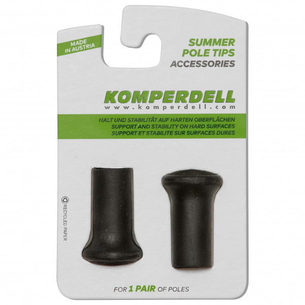 Komperdell - Spitzenschoner Rund - Trekkingstock-Zubehör Gr Ø 12 mm;Ø 8 mm ;grau von Komperdell