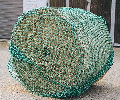 Konege Rundballenheunetz 1,6m x 1,6m x 1,8m, Mw 3,0cm, 4,0mm Kordelstärke, Heunetz von Konege