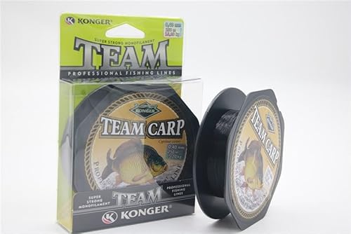 Angelschnur Karpfenschnur KONGER Team CARP 250m Monofile Feeder Karpfen 0,40mm / 15,20kg von Konger