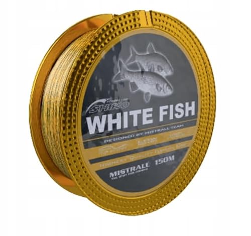 Angelschnur MISTRALL Shiro White Fish 0,14-0,35mm 150m Posen Fischen Monofile (0,14mm/2,90kg) von Konger