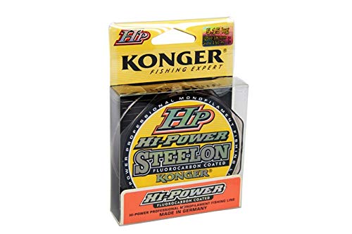 Konger Angelschnur HP HI-Power Fluorocarbon Coated 150m Spule 0,14mm - 0,30mm (0,18mm / 5,15kg) von Konger
