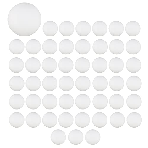 Kopinma 50 Pack Premium Ping Pong BäLle Fort Geschrittener Training Tischball Leichte, Langlebige, Nahtlose BäLle Weiß von Kopinma