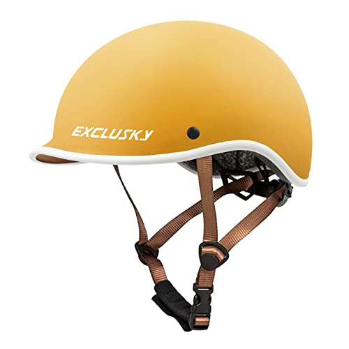Exclusky Fahrradhelm Kinder Jungen, Fahrradhelm Mädchen Kinderhelm Skaterhelm BMX Helm Retro Helm (50-55CM) von Exclusky