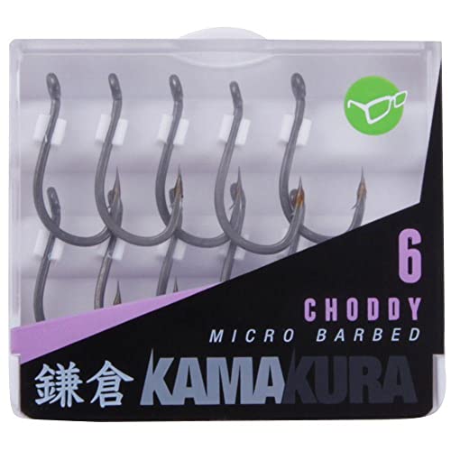 Korda Kamakura Choddy Micro Barbed Größe 6 KAM14 Haken Karpfenhaken Angelhaken Hook Hooks von Korda