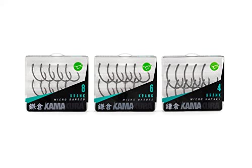Korda Kamakura Krank Barbless Größe 6 KAM11 Haken Hook Hooks Angelhaken von Korda