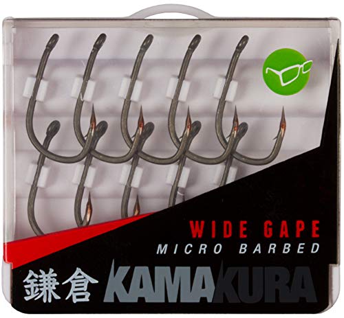 Korda Kamakura Wide Gape - 10 Karpfenhaken, Größe:8 von Korda