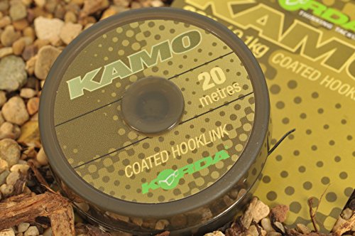 Korda Kamo Coated Hooklink 20m 20lb / 9,10kg KKB20 Vorfach Karpfenvorfach Vorfachmaterial von Korda