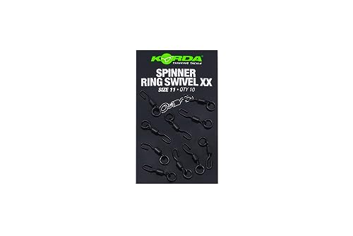 Korda Spinner Ring Swivel XX Sive 11 Qty 10 von Korda