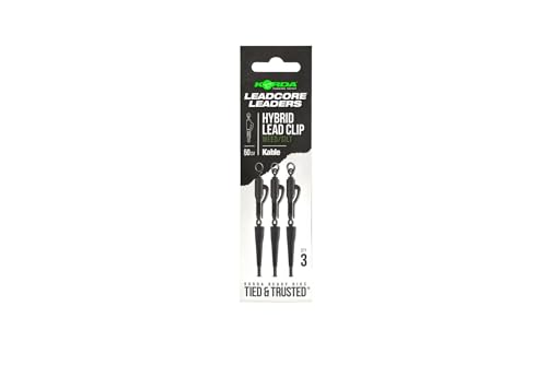 Korda Tackle Kable Leadcore Leadcore Hybrid Leadclip 50 cm: Weed von Korda