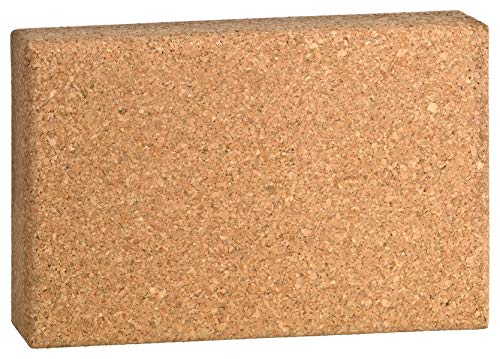 Yoga Block Schmal (Kork) – Yoga Klotz –100% Naturkork – Yoga Klotz stabil – große Auflagefläche – abgerundete Kanten - Yoga Pilates Zubehör – 30x20x5 cm – ideal für Anfänger + Profis von Kork-Deko