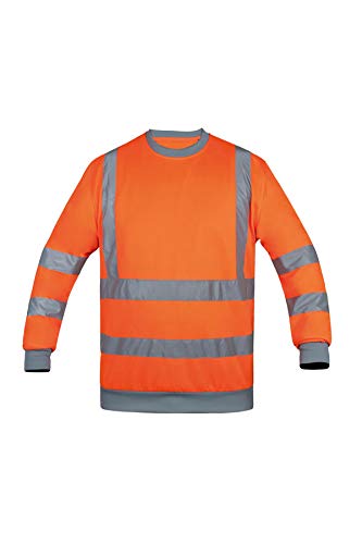 Korntex KXSWO3XL Sweatshirt, High-Viz Orange, 3XL von Korntex
