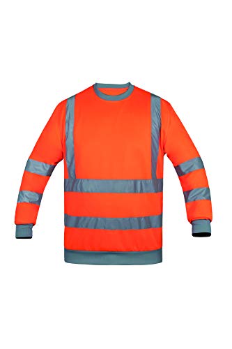 Korntex KXSWOM Sweatshirt, High-Viz Orange, M von Korntex