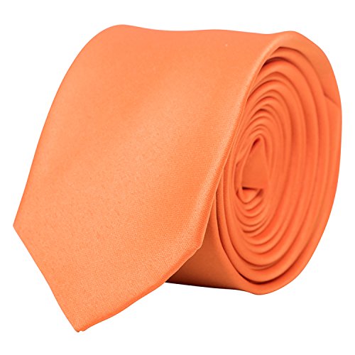 Korntex Unisex – Erwachsene KXTIEO5 Krawatte-Schmal, Orange von Korntex