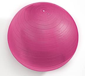 Gymnastikball 65 cm Fitnessball Sitzball Sportball Yoga Pilates Ball 120kg Pink von Koromonto