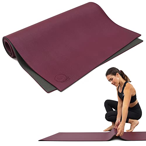 Koru Fold & Roll Yogamatte – patentiertes Design, sauberere Alternative zu traditionellen Yogamatten, 6 mm dick, 7P-frei, SGS-zertifiziert, 172,7 x 61 cm von Koru
