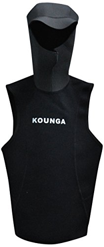 Kounga Jungen Neopren Built-in-Hood Surfen Top M schwarz von Kounga