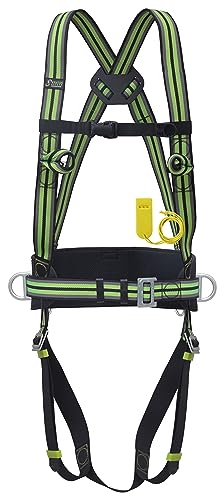 Kratos Safety Zweipunkt Auffanggurt mit Haltegurt und Signalpfeife, bis 140kg, PSA, EN358/361 von Kratos